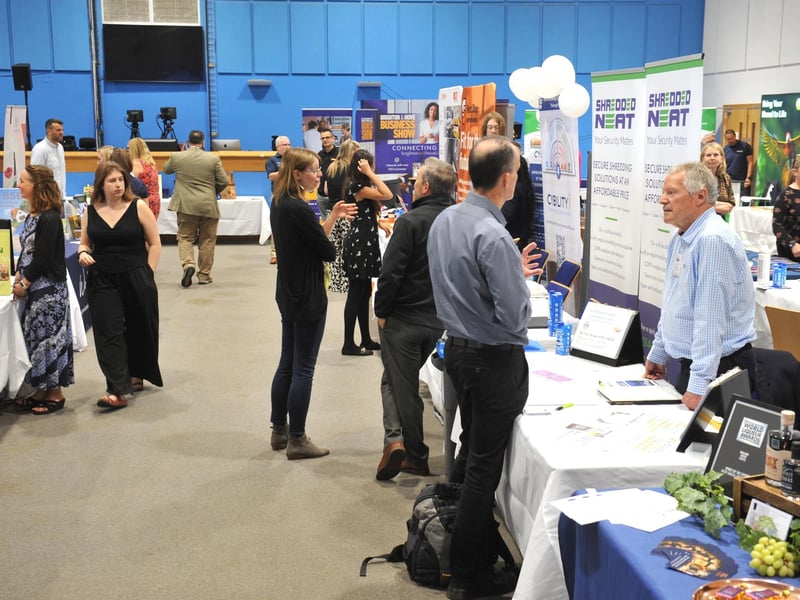 There were more than 60 exhibitors at Burgess Hill Means Business 2025