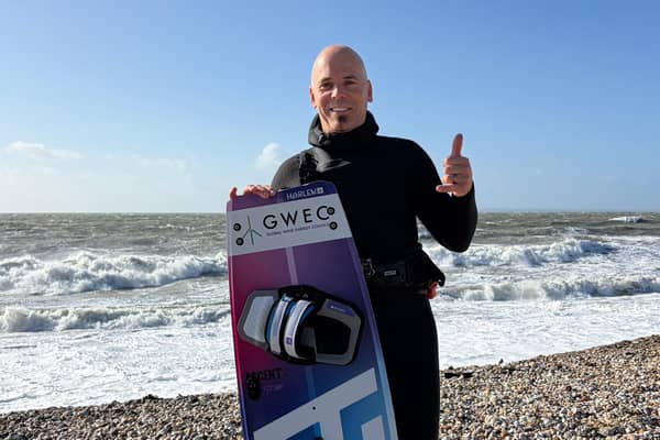 The new world record was set at Bracklesham Bay. Picture: Eunice Bergin