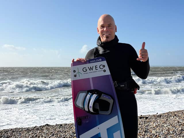 The new world record was set at Bracklesham Bay. Picture: Eunice Bergin