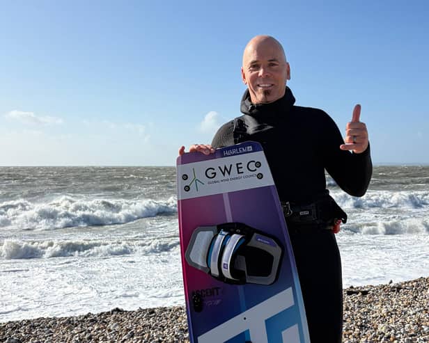 The new world record was set at Bracklesham Bay. Picture: Eunice Bergin