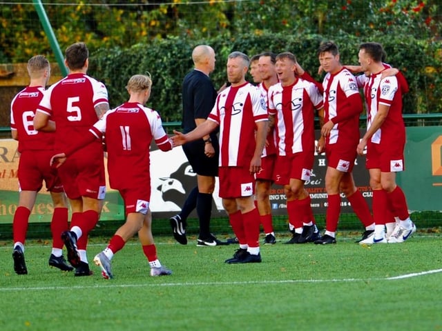Steyning Town v Crowborough Athletic in the SCFL premier