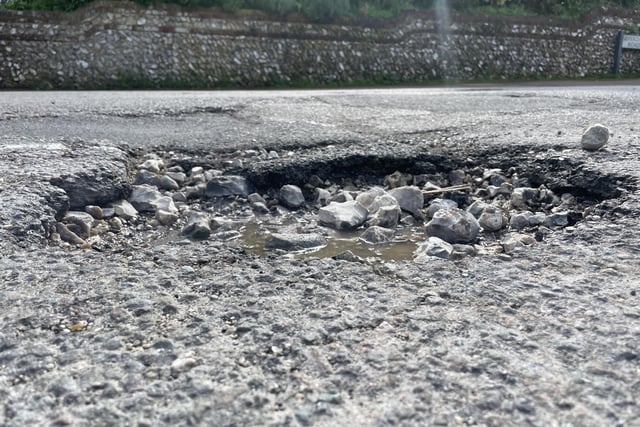 Pothole Watch in Eastbourne: Here’s a look at some of the worst potholes in the town`