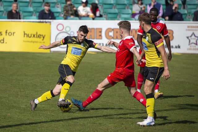 Chichester City in action at Whitehawk | Picture: Neil Holmes