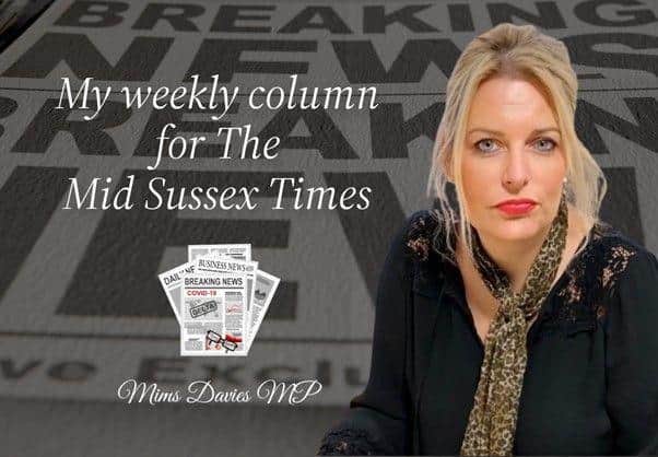 Mims Davies MP Weekly Column