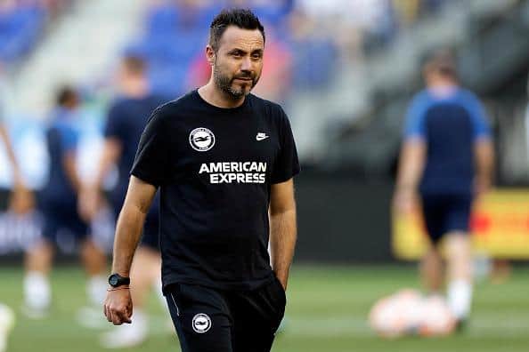 Roberto De Zerbi manager of  Brighton & Hove Albion is preparing his team to face Luton Town at the American Express Stadium on Saturday