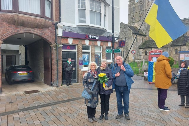 On February 24, in Shoreham-by-Sea, local volunteer organisation Adur Ukraine Support Association observed a minute's silence to mark the second anniversary of the invasion of Ukraine.