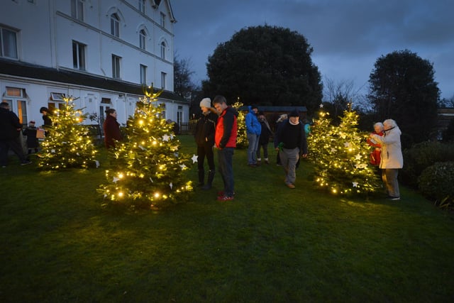 Lights of Love at St Michael's Hospice in St Leonards on December 10 2023.