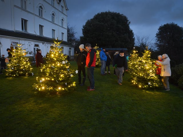 Lights of Love at St Michael's Hospice in St Leonards on December 10 2023.