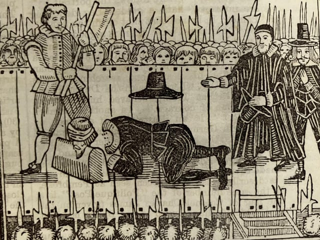 The execution of King Charles I