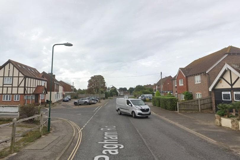 Pagham homes evacuated after car crashes into gas substation