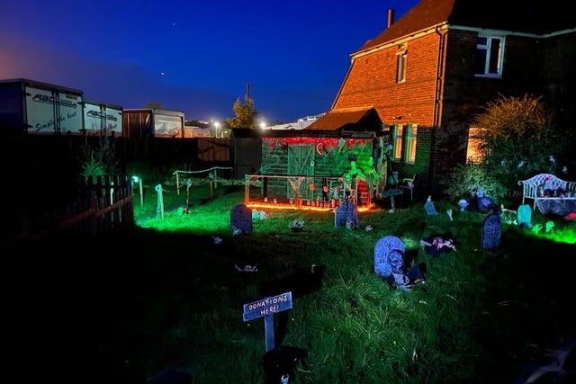 The living dead are rising from the lawn of this St Leonards house