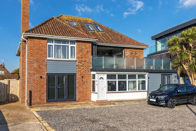 This £1,325,000 home boasts a seafront location, five bedrooms and four reception rooms.