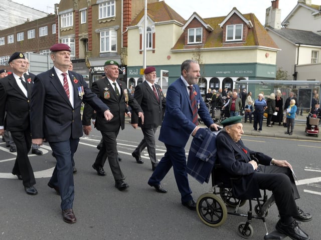 Eastbourne Remembrance Sunday 2022 (Pic by Jon Rigby)