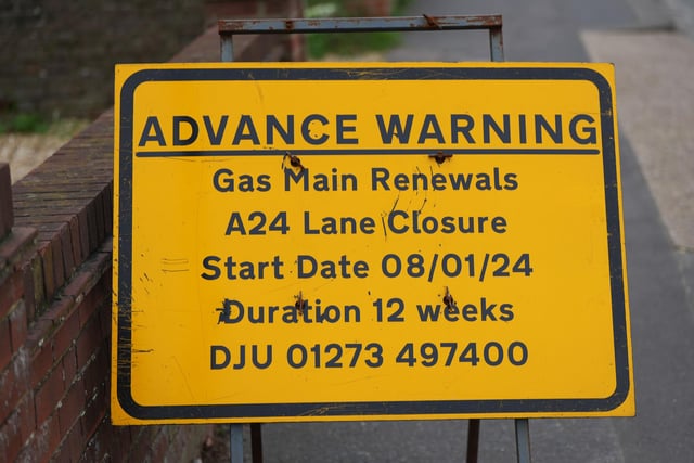 Work to renew the gas mains in Broadwater Road, Worthing, has begun today (Monday, January 8, 2024).