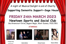 Music Makes Memories Charity Concert for Dementia Support who are based at Sage House 