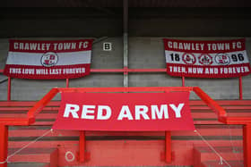 Crawley Town have announced that striker David Bremang has had his contract terminated by mutual consent. Picture by by GLYN KIRK/AFP via Getty Images