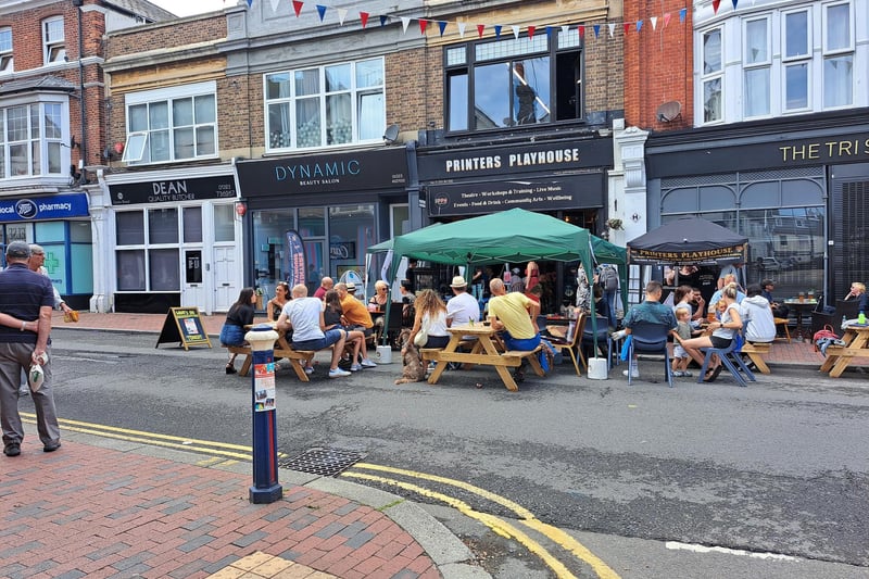 Hundreds of residents gathered in Eastbourne yesterday (Saturday, July 8) to enjoy the town’s second ever Food and Arts Festival. Picture: Sam Pole