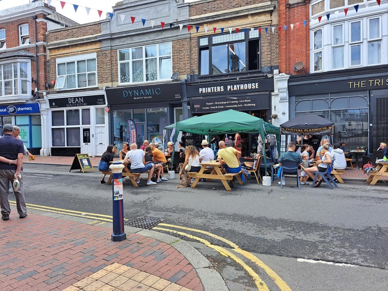 Hundreds of residents gathered in Eastbourne yesterday (Saturday, July 8) to enjoy the town’s second ever Food and Arts Festival. Picture: Sam Pole