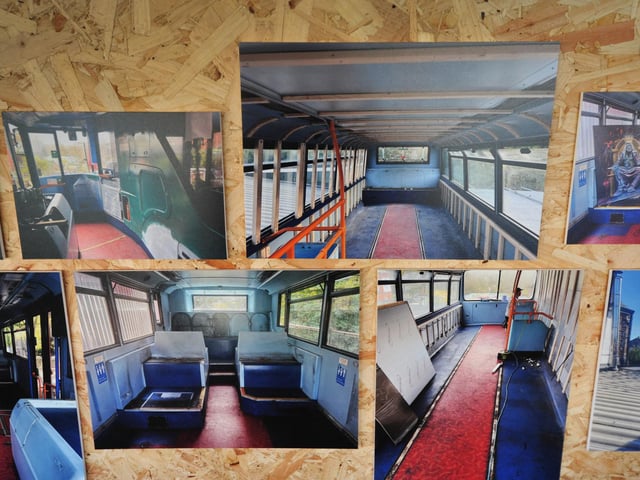 Launch of W.Ave Arts' Community Bus at The Compound, Bexhill Road, St Leonards on December 22.