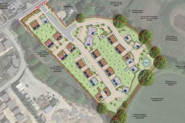 Plans for the site in Amberstone