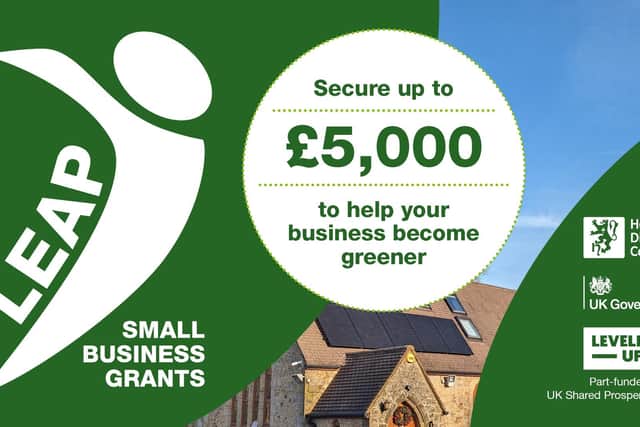 Horsham District Council wants to help local businesses to become 'greener'