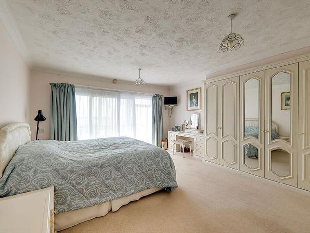 Three of the four bedrooms have fitted wardrobes