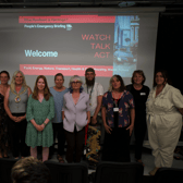 Hastings and Rye MP Helena Dollimore and community groups at the event
