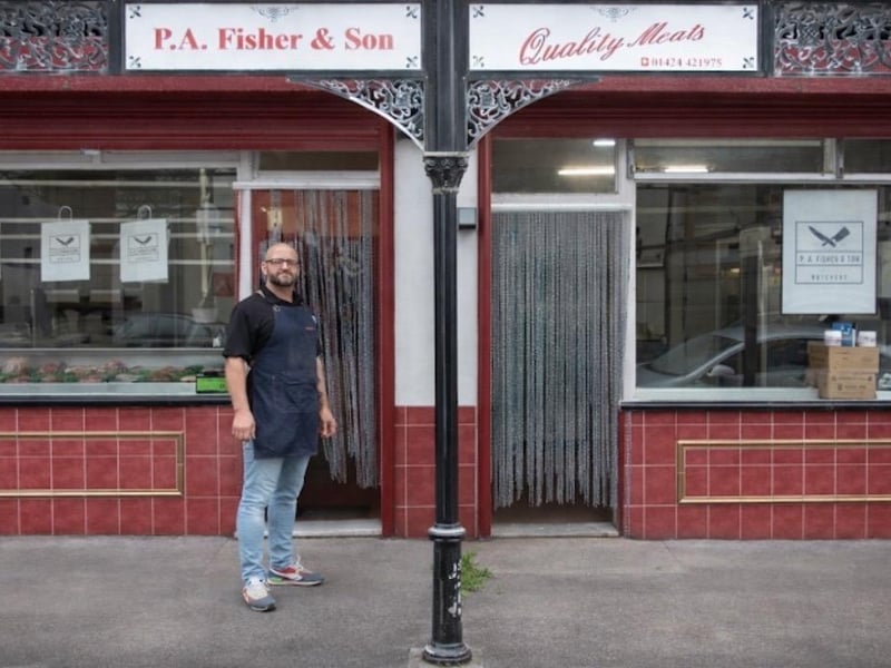 Steve Fisher of P A Fisher Butchers