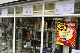 Hastings Bonfire pop-up shop in the Old Town