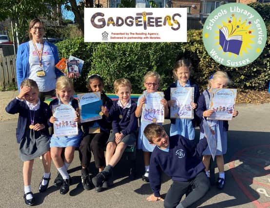 A primary school in Chichester has celebrated its success in the West Sussex County Council Gadgeteers Reading Challenge.
Picture by St Richard's Catholic Primary School