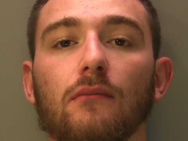 Two men who caused a collision which left two teenagers seriously injured in Hastings have been sentenced. Liam Hide, 22, and Dillon Beeching, 23 (pictured), caused the collision in Frederick Road. Beeching deliberately drove his vehicle across the path of two teenage boys riding a stolen motorcycle. The boys, who cannot be identified for legal reasons, sustained serious injuries in the collision. Both Beeching and Hide then proceeded to assault the boys as they lay injured on the ground, before members of the public intervened and police arrived. At Chichester Crown Court on January 19, Hide and Beeching were jailed for causing grievous bodily harm with intent and actual bodily harm with intent. They had attempted to take the law into their own hands rather than allow the police to investigate. The court was told how Hide had reported his motorcycle stolen to police at about 9.30am on July 20, last year. He told police that if his vehicle was not found by midday that day he would cause serious harm to those who had taken it. In the afternoon he met with Beeching who was driving a blue BMW. Together they located the stolen motorbike in Frederick Road at 2.35pm. Beeching drove across the road into the path of the motorcycle, causing a head-on collision. The boys riding on the motorcycle sustained serious injuries. Hide and Beeching were then seen to continue their assault on the boys. One rider had his helmet removed and was then dragged across the road and further assaulted. Beeching, 23, unemployed of Grand Parade, Eastbourne, admitted the same charges and was sentenced to five-and-a-half years in prison. He was disqualified from driving for four years and two months.