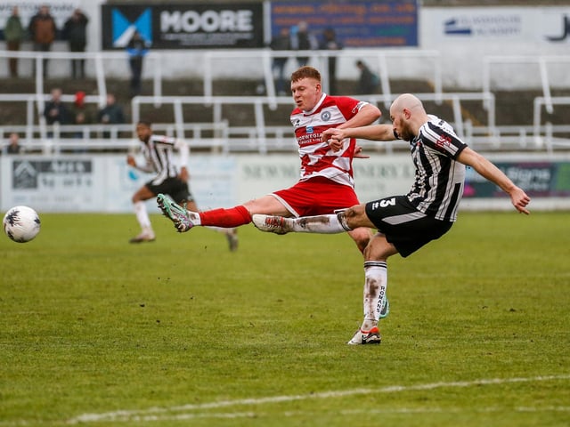 Action from Eastbourne Borough's visit to Bath City in National League South