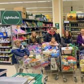 The competition winners were taken to Morrisons in Worthing to do some Christmas shopping. Photo: Steve 'Chizzy' Chiswell