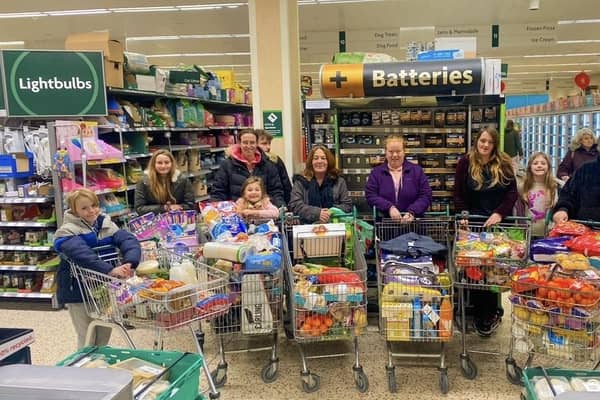 The competition winners were taken to Morrisons in Worthing to do some Christmas shopping. Photo: Steve 'Chizzy' Chiswell