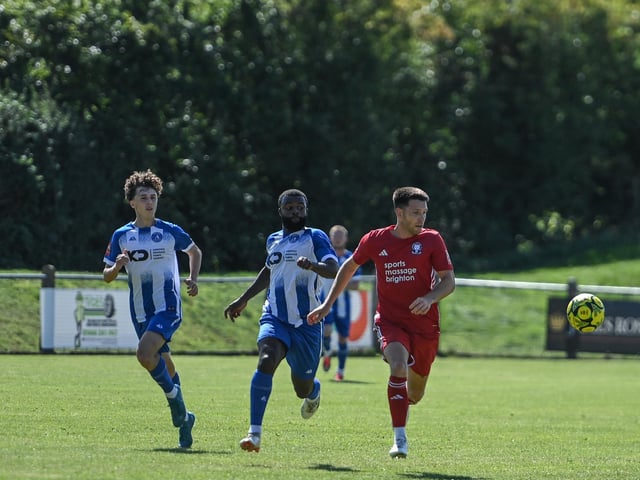 Action photos of Isthmian League Hassocks FC Vs Herne Bay FC : Hassocks FC v Herne Bay FC, Isthmian south east division