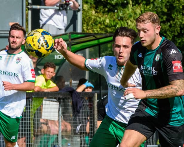 Burgess Hill Town take on the Rocks in the FA Cup | Picture: Tommy McMillan