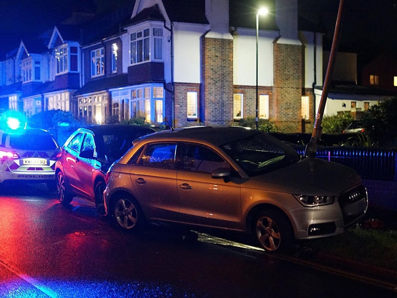 Collision in Victoria Drive, Eastbourne
