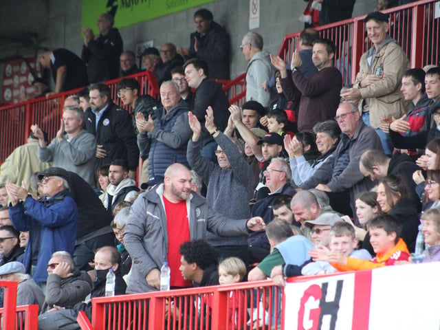 Crawley Town v Mansfield Town in October