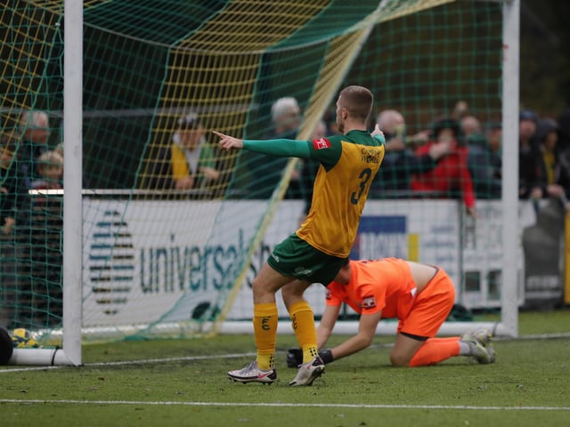 Match action from Horsham's 3-2 win over Potters Bar Town on Saturday