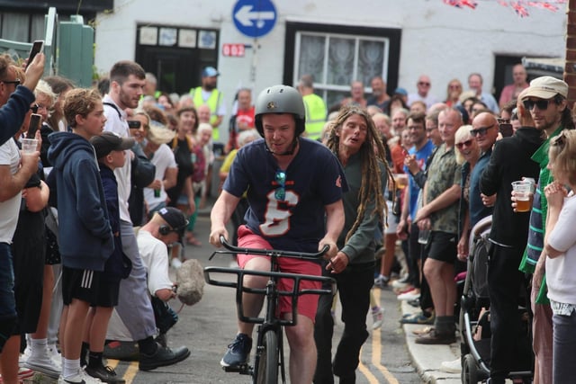 Hastings Old Town Carnival Week 2022: Bike Race. Photo by Roberts Photographic.