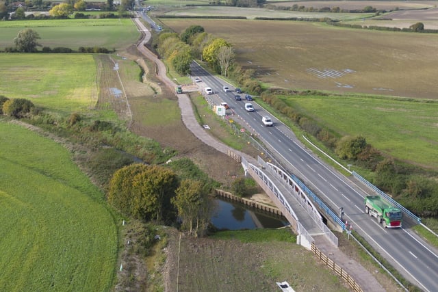 The path is one of a package of four schemes to reduce congestion on the road between Lewes and Polegate.