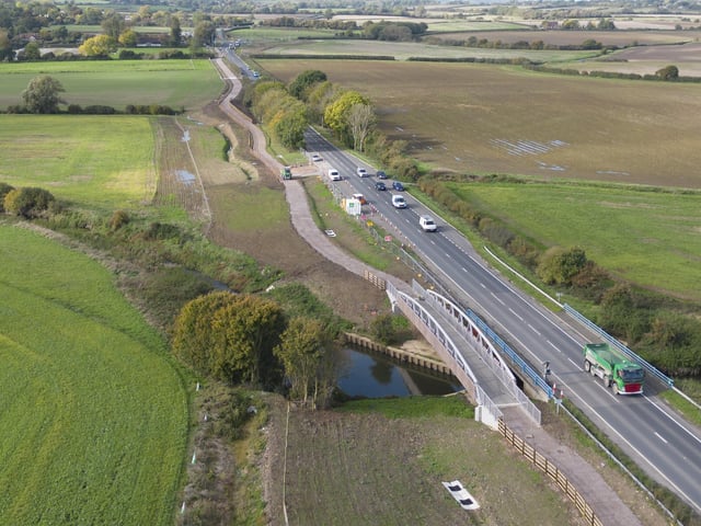 The path is one of a package of four schemes to reduce congestion on the road between Lewes and Polegate.