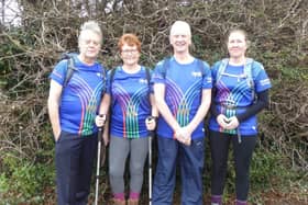 Hadrian's Wall walkers from Foresters Friendly Society