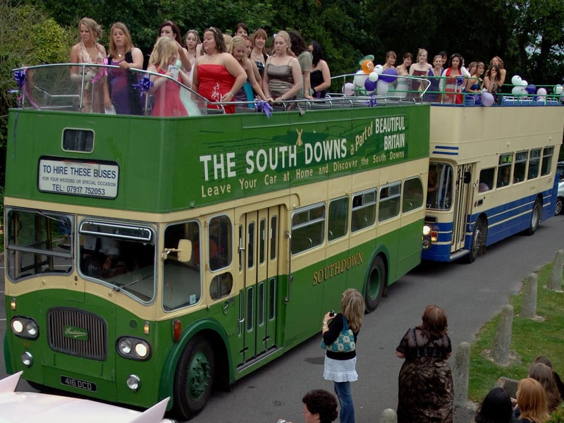 The Davison High School prom at Highdown Towers in June 2008
