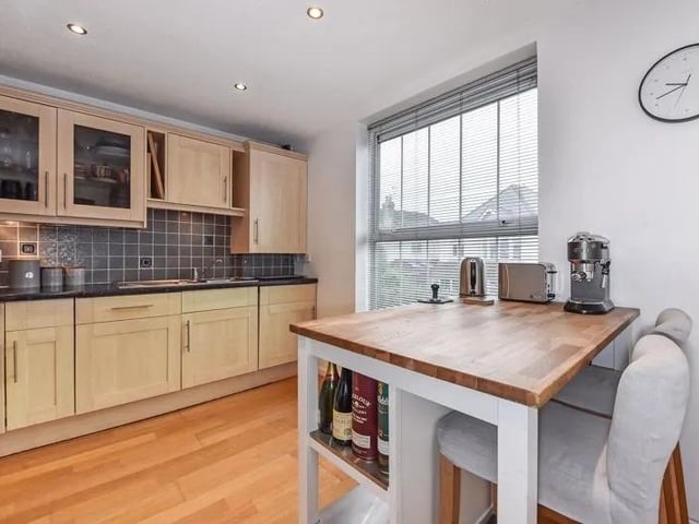 The property also has a well-equipped kitchen, with room for a breakfast bar, if you want one.