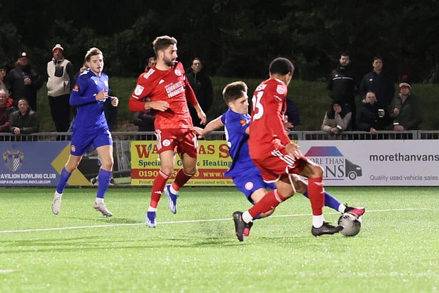 Worthing take on Crawley Town in the Sussex Senior Cup - and celebrate a 6-2 win