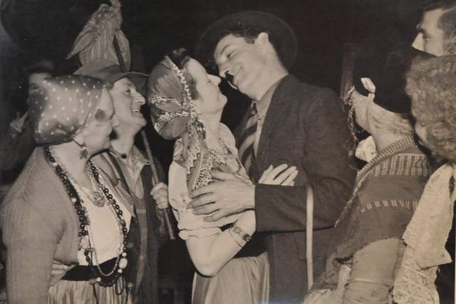Jesse and Sibbie Gilbert from Storrington, who were both deaf, in one of the club's productions in the 1960s