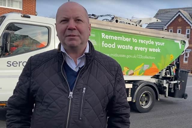 Mid Sussex District Council deputy leader John Belsey said that around 3,000 households in Ashurst Wood, Burgess Hill and Lindfield helped test out a new 1-2-3 waste collection system