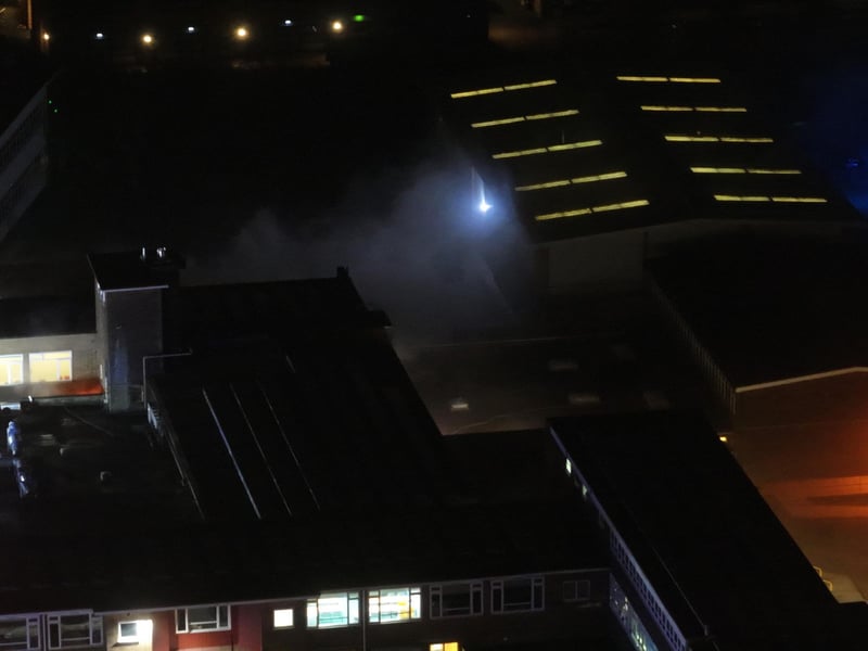 East Sussex Fire and Rescue Service said they were called to Blatchington Mill School in Hove at 5.42pm on Wednesday, January 17