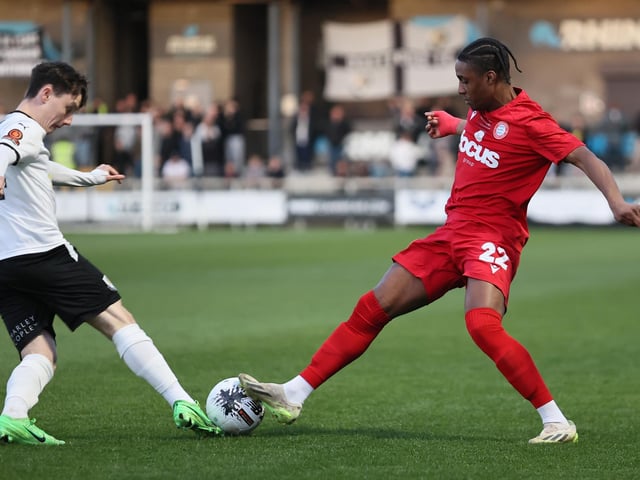 Action from Worthing's win at Dartford
